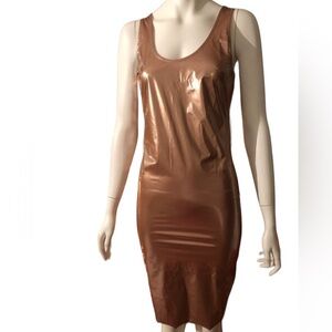 Forever 21 rose gold knee length dresses lot of 5